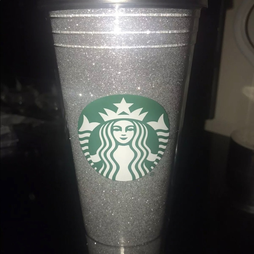 Starbucks Silver Glitter Tumbler